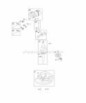 Camshaft Crankcase CoverSump Crankshaft PistonRingsConnecting Rod Diagram and Parts List for 10J912-0137-E1  Briggs and Stratton Engine